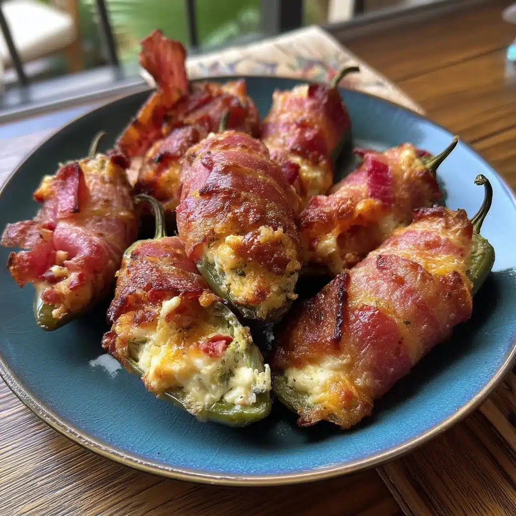 Bacon-Wrapped Jalapeño Poppers