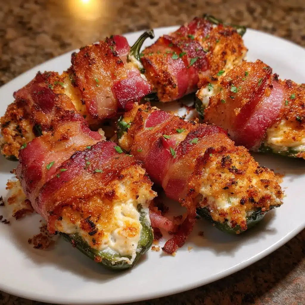 Bacon-Wrapped Jalapeño Poppers