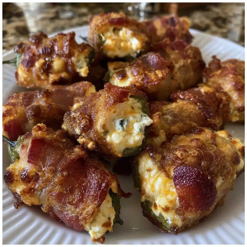 Bacon-Wrapped Jalapeño Poppers