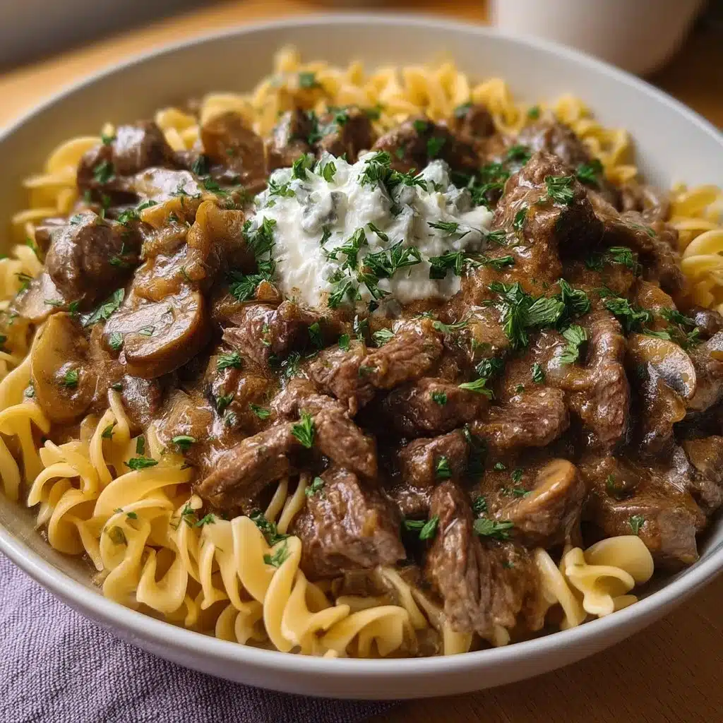 Beef Stroganoff
