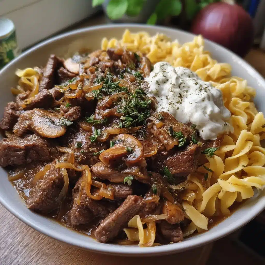 Beef Stroganoff