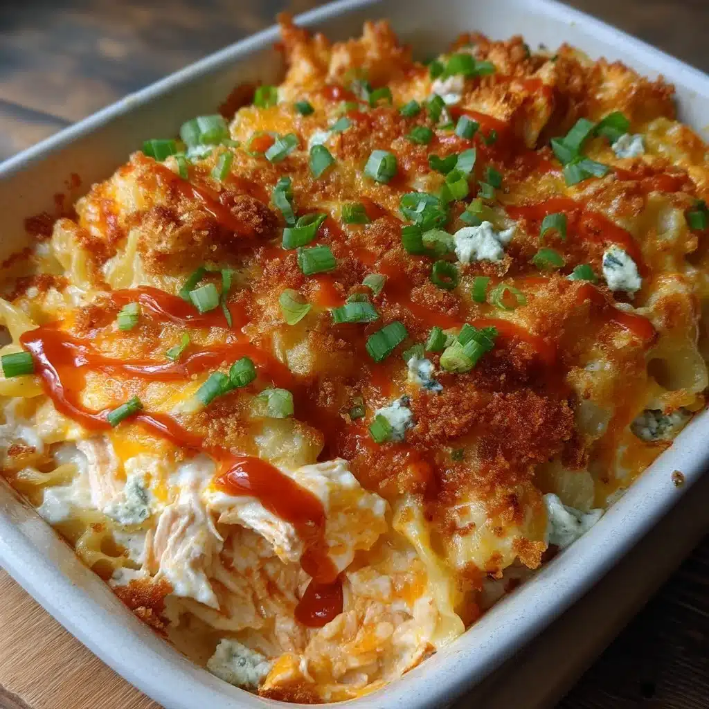 Buffalo Chicken Casserole