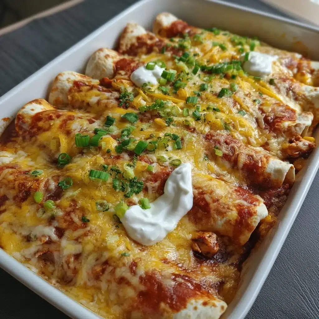 Cheesy Chicken Enchiladas