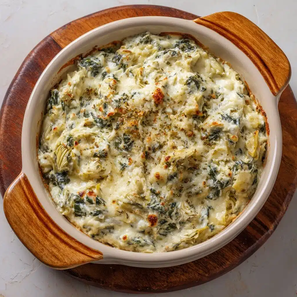 Cheesy Spinach Artichoke Dip