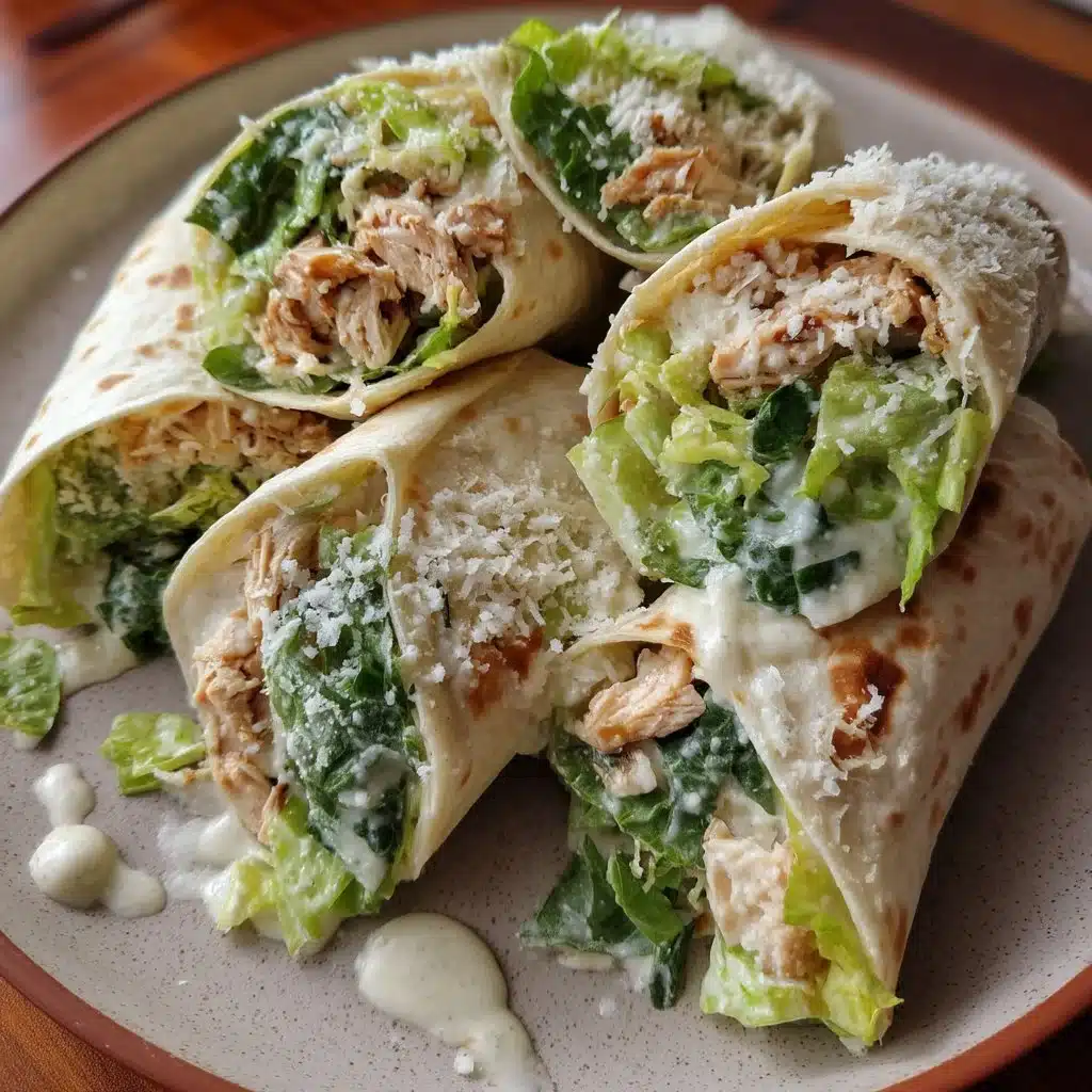 Chicken Caesar Wraps