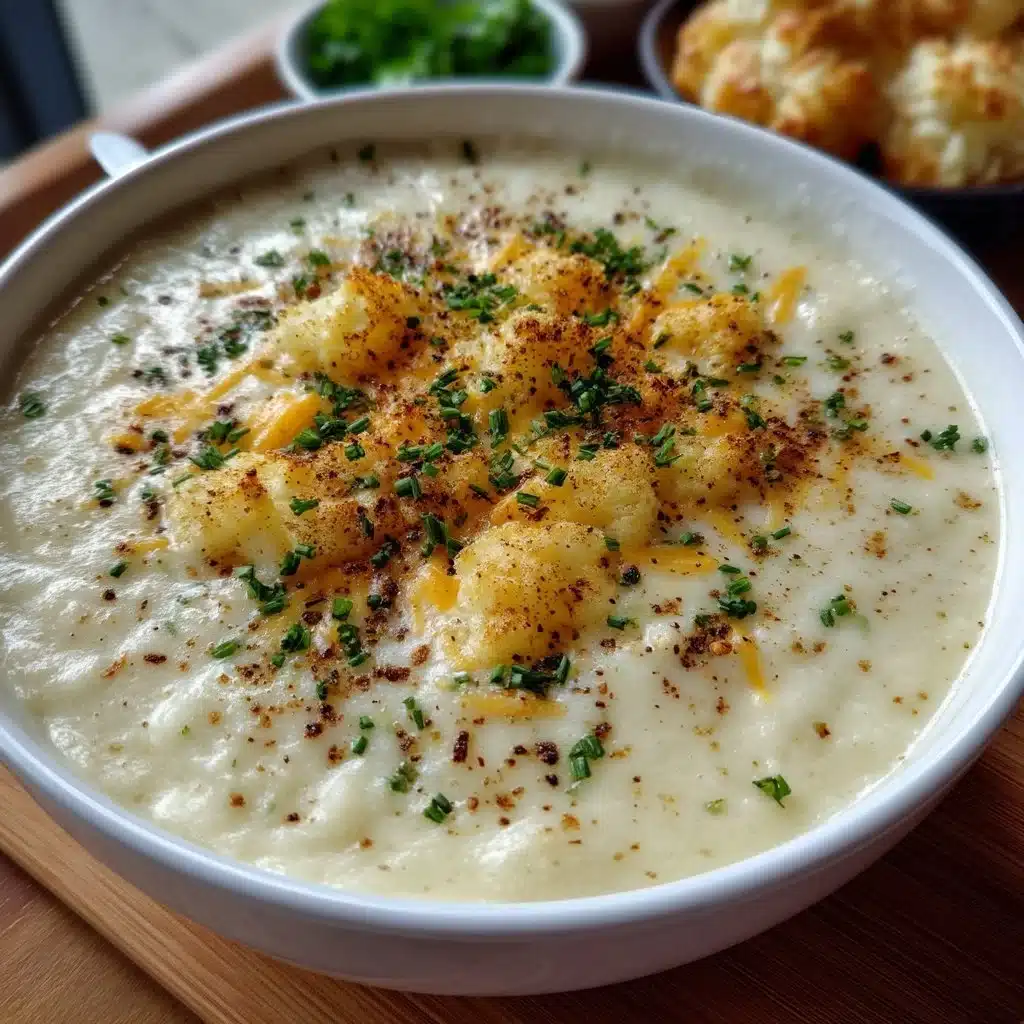 Creamy Cauliflower Cheese Soup