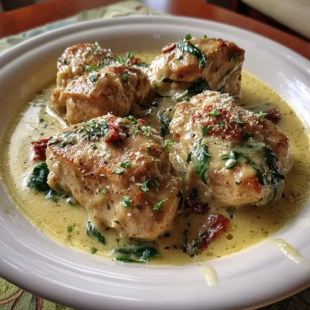 Creamy Garlic Tuscan Chicken
