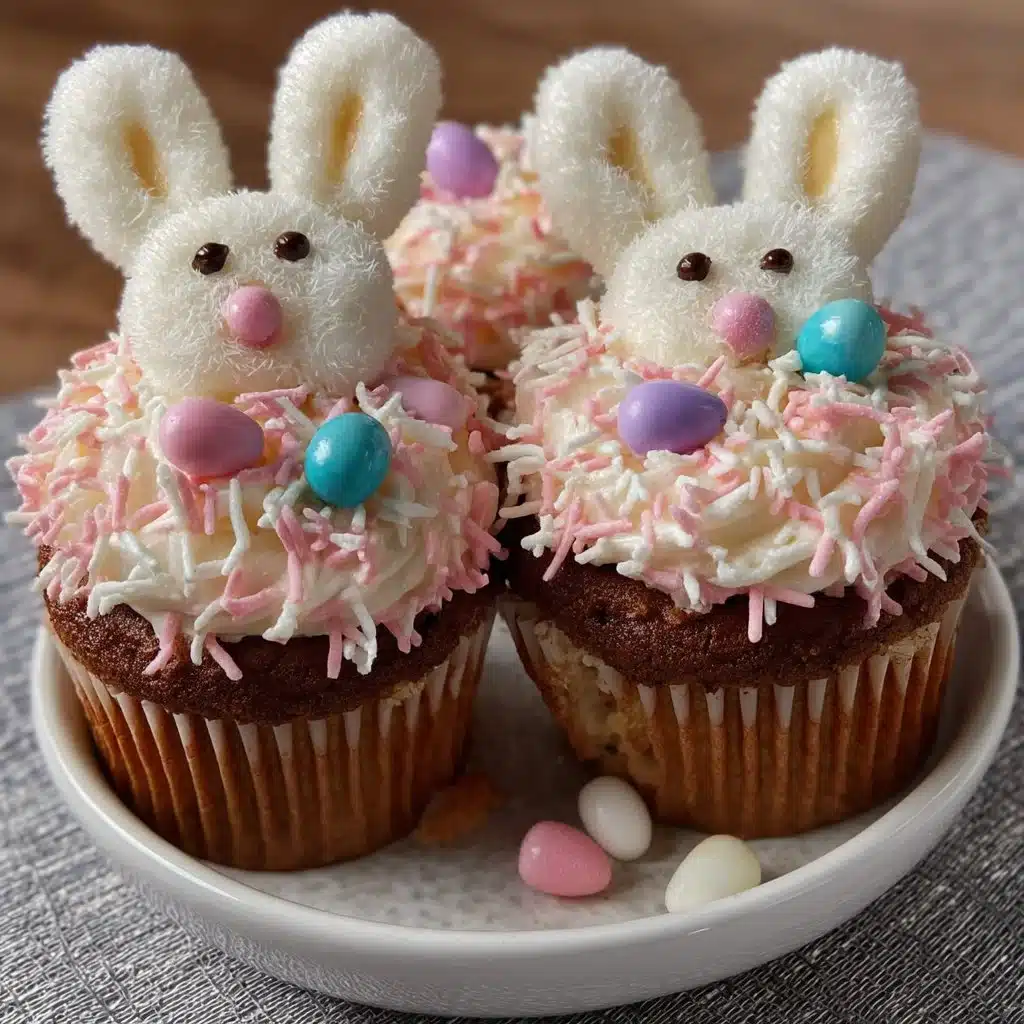 Easter Bunny Cupcakes