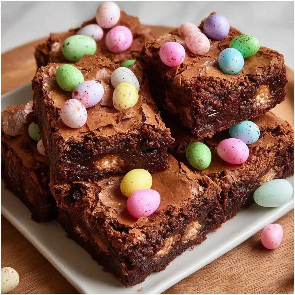 Easter Egg Brownies