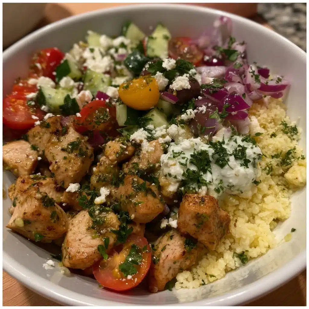 Greek Chicken Bowls