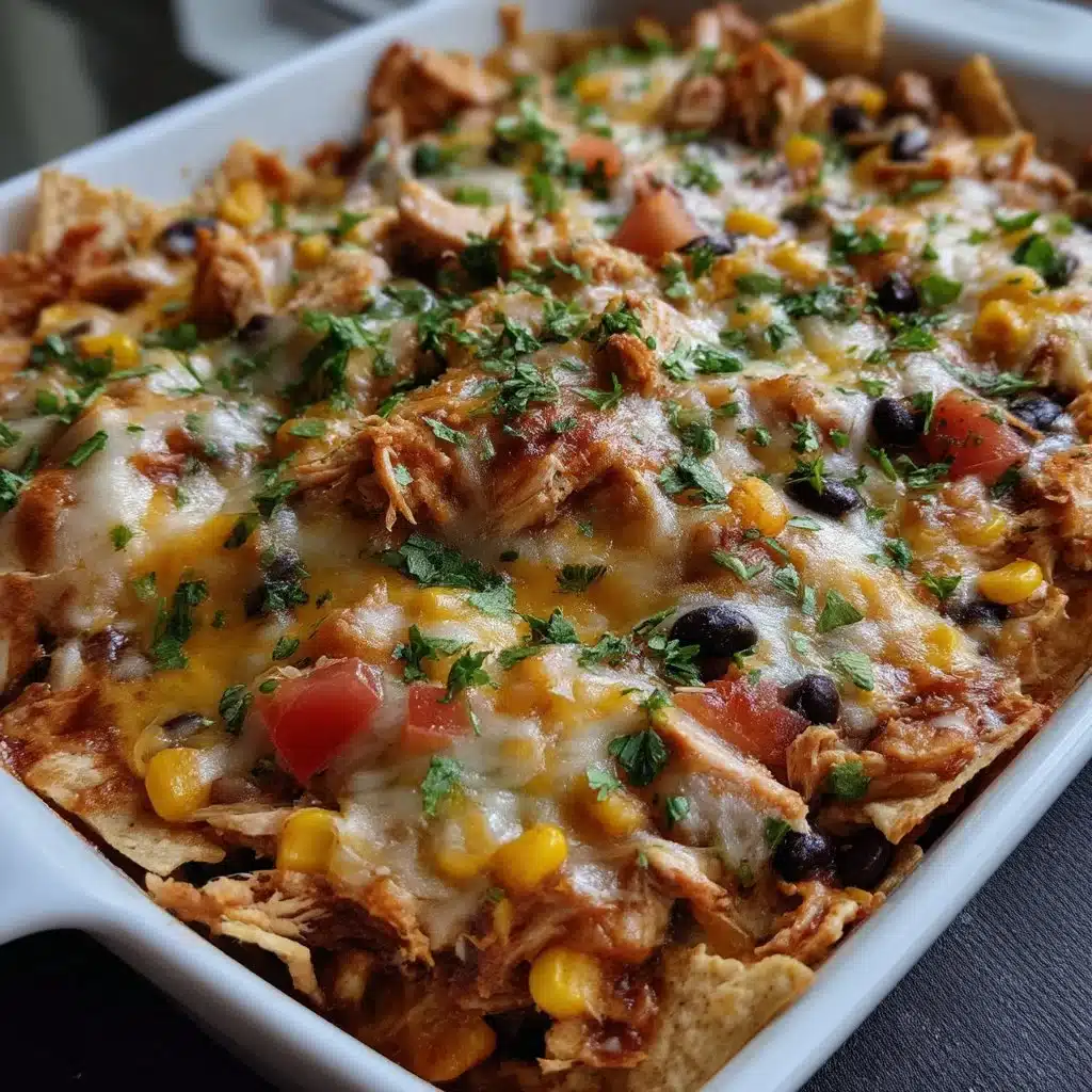 Healthy Chicken Enchilada Casserole