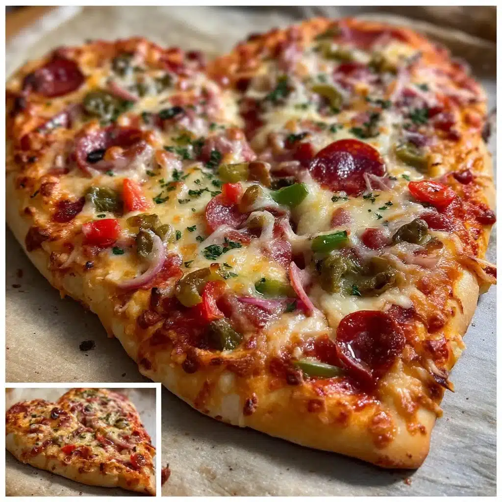 Heart-Shaped Pizza