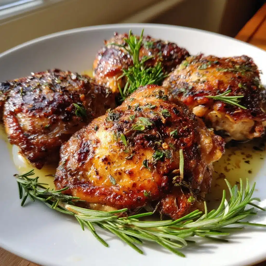 Herb Roasted Chicken Thighs