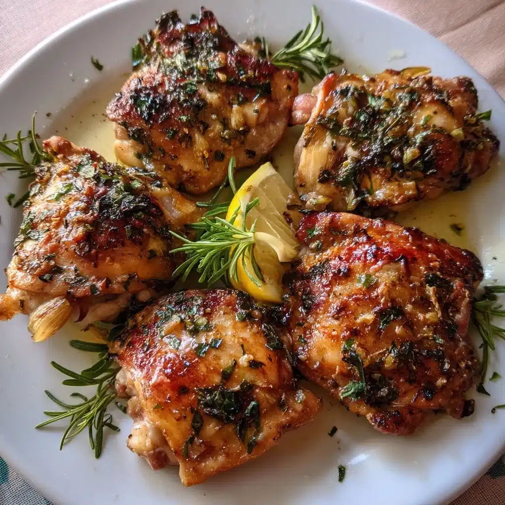 Herb Roasted Chicken Thighs