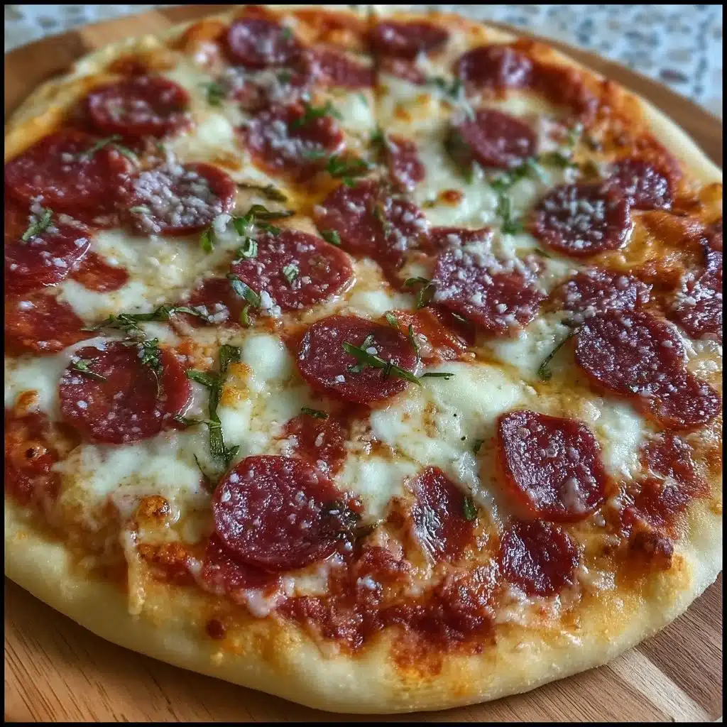 Homemade Pepperoni Pizza