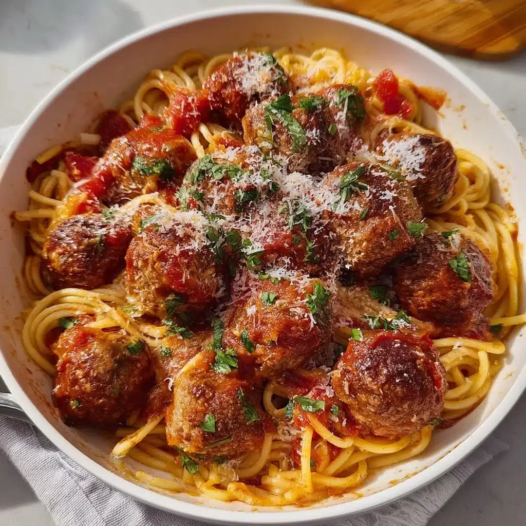 One-Pot Spaghetti and Meatballs