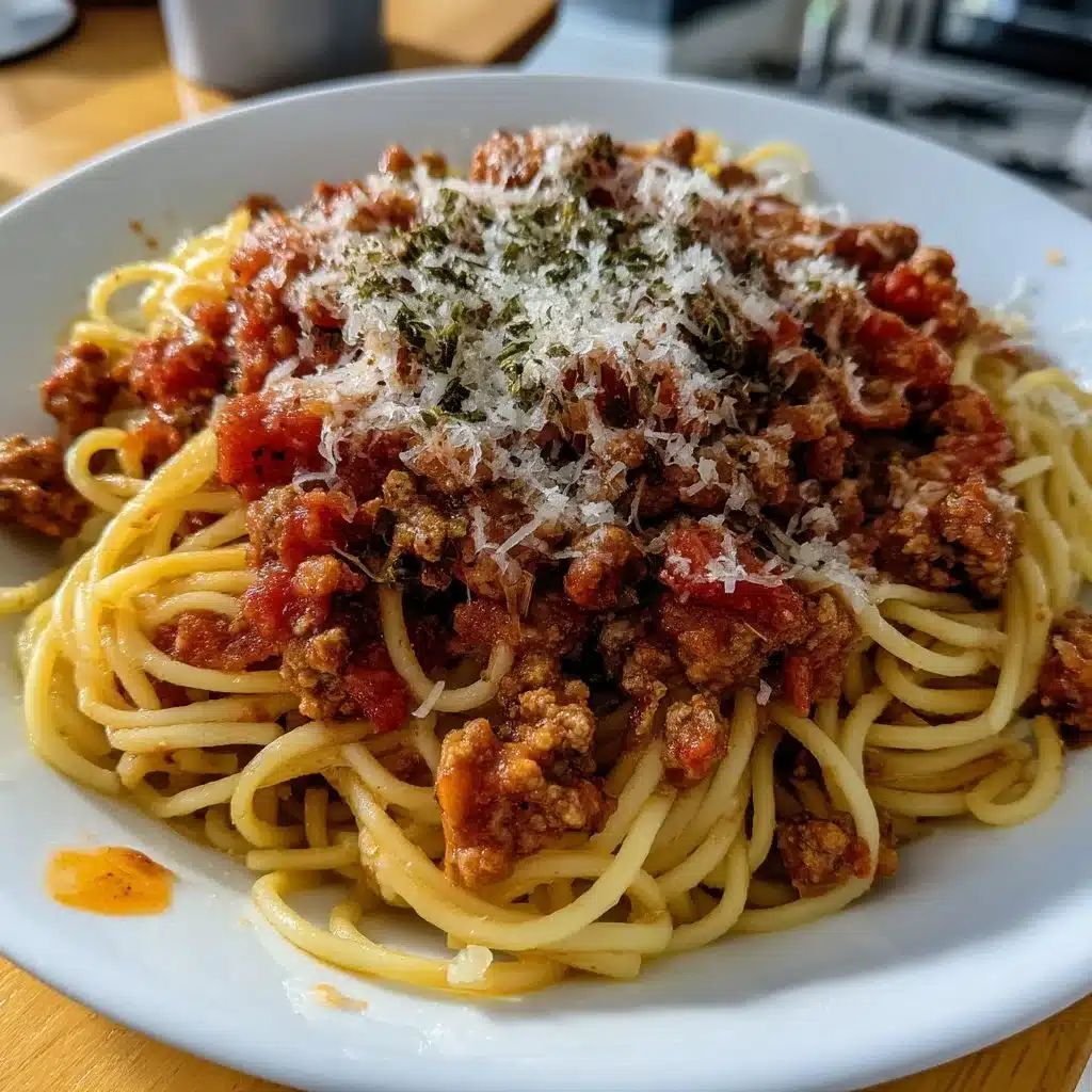 Pasta with Homemade Meat Sauce