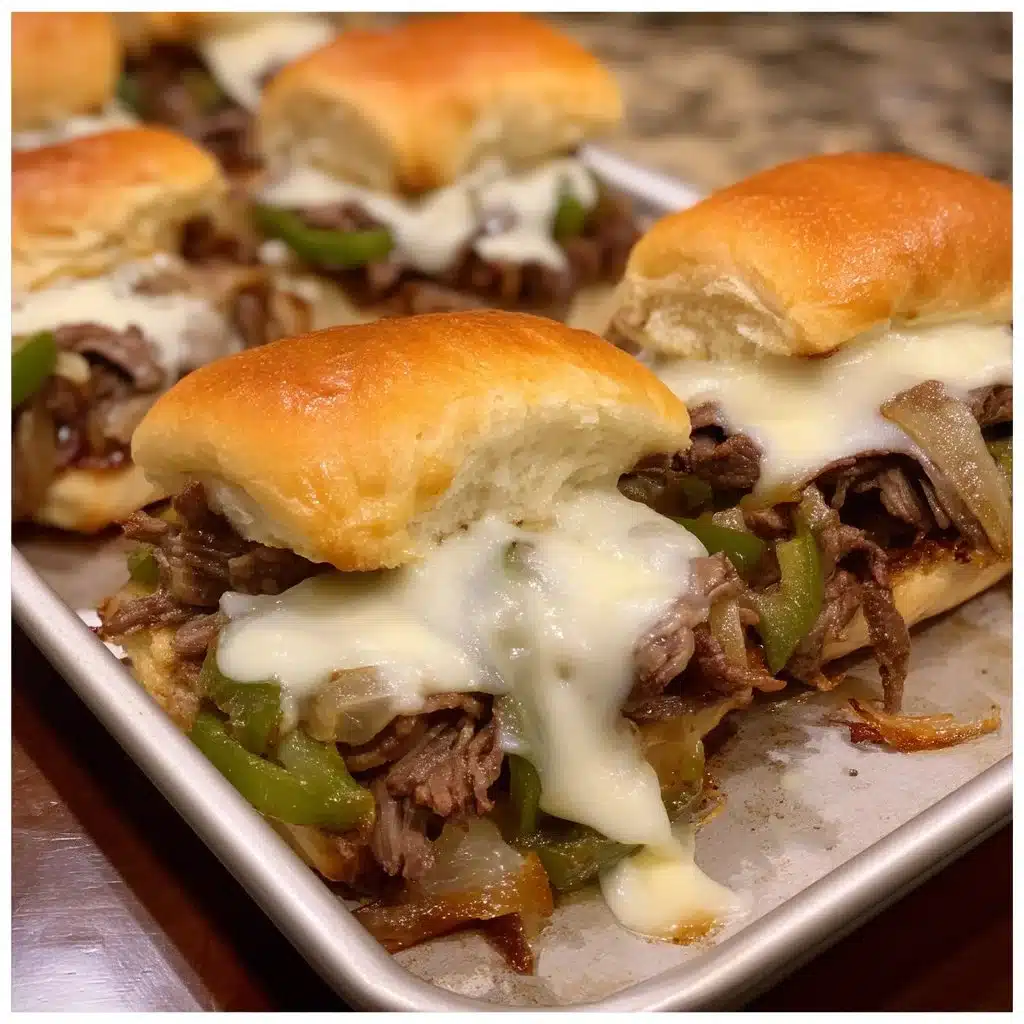 Philly Cheesesteak Sliders
