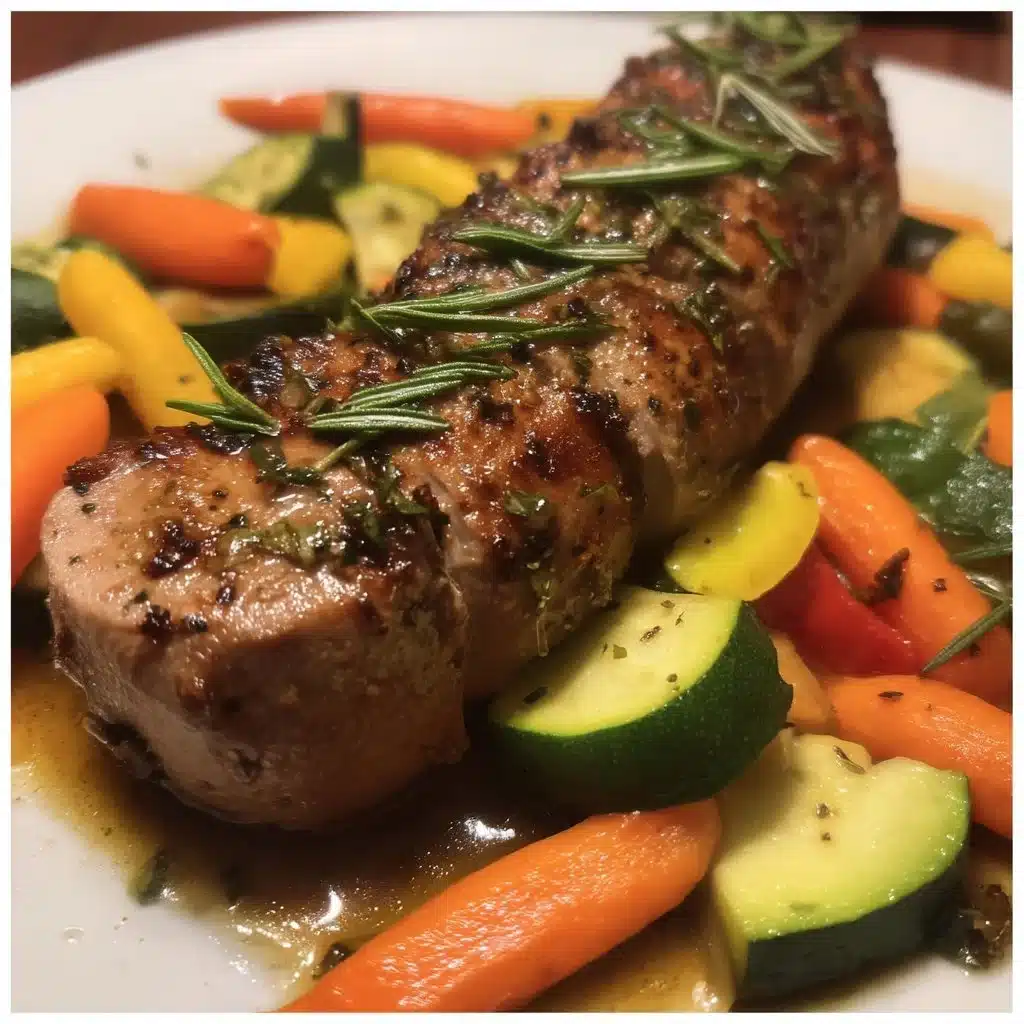 Pork Tenderloin with Vegetables