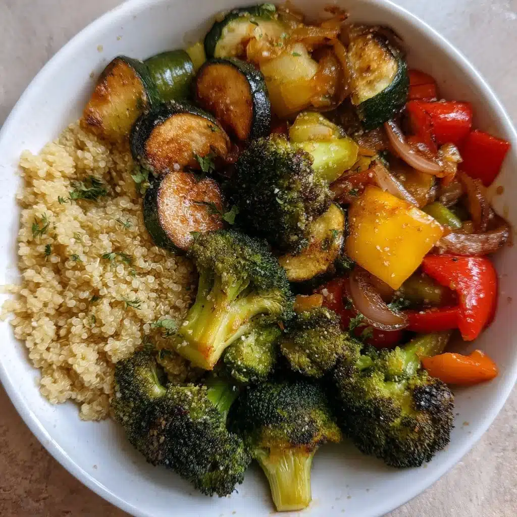Roasted Vegetable Quinoa Bowls