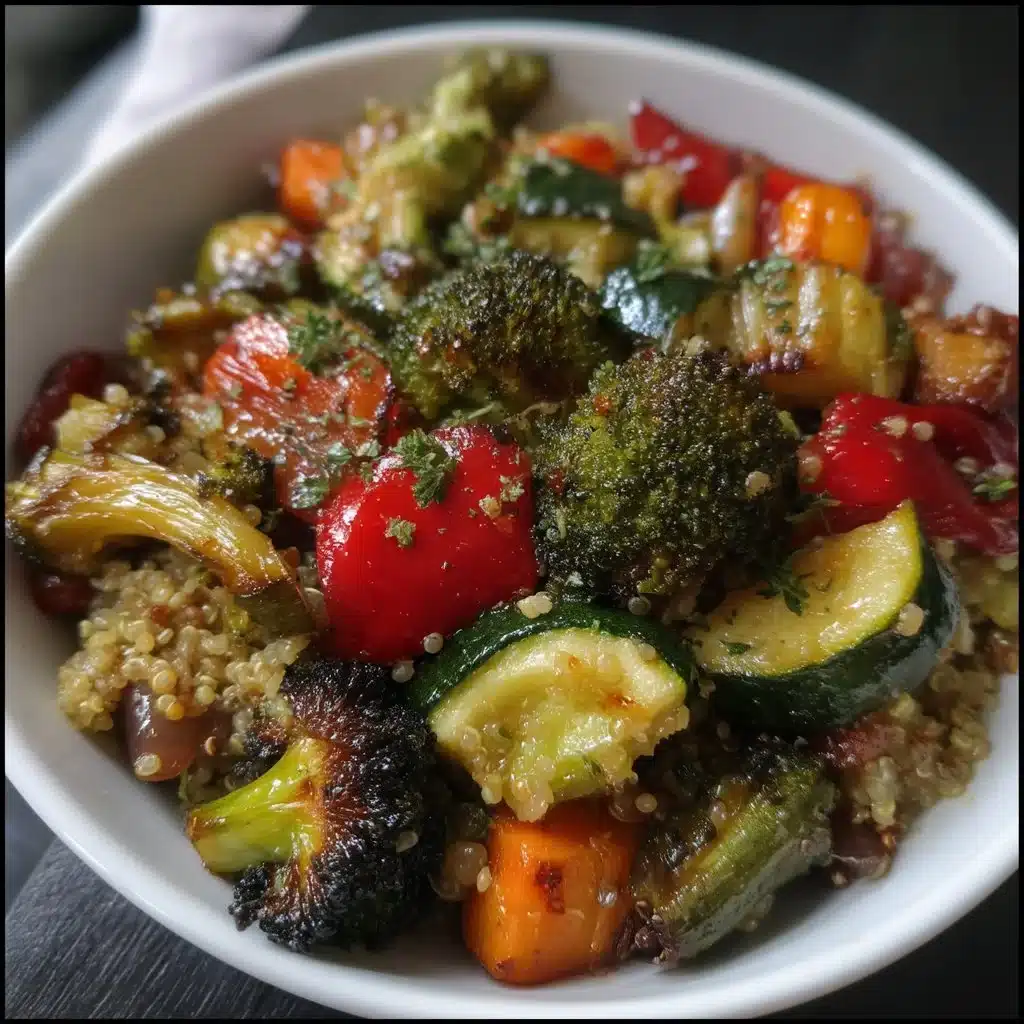 Roasted Vegetable Quinoa Bowls