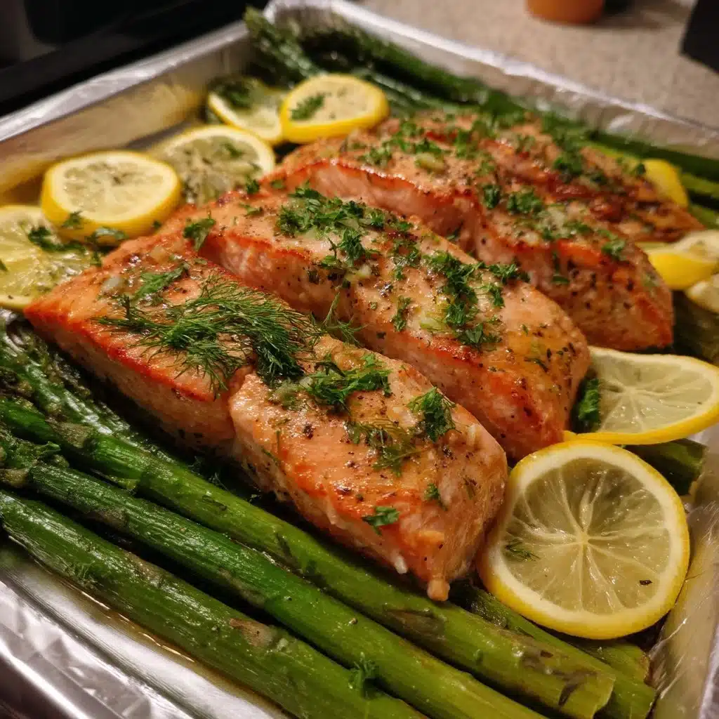 Sheet Pan Salmon and Asparagus