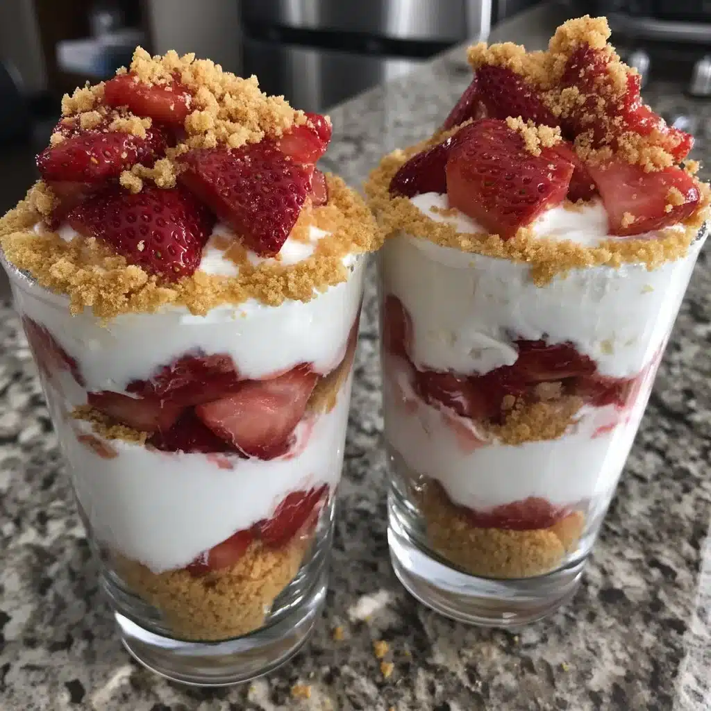 Strawberry Cheesecake Parfaits