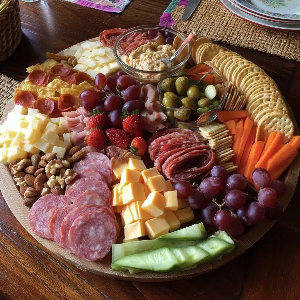 Super Bowl Charcuterie Board