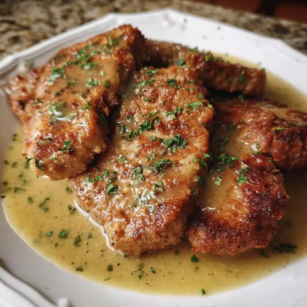 Tender Pork Chops with Gravy