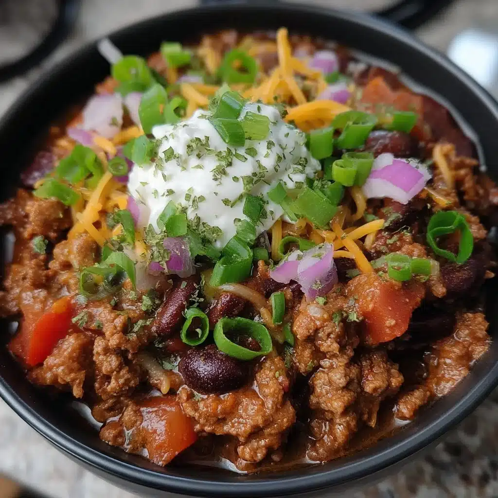 Tex-Mex Beef and Bean Chili