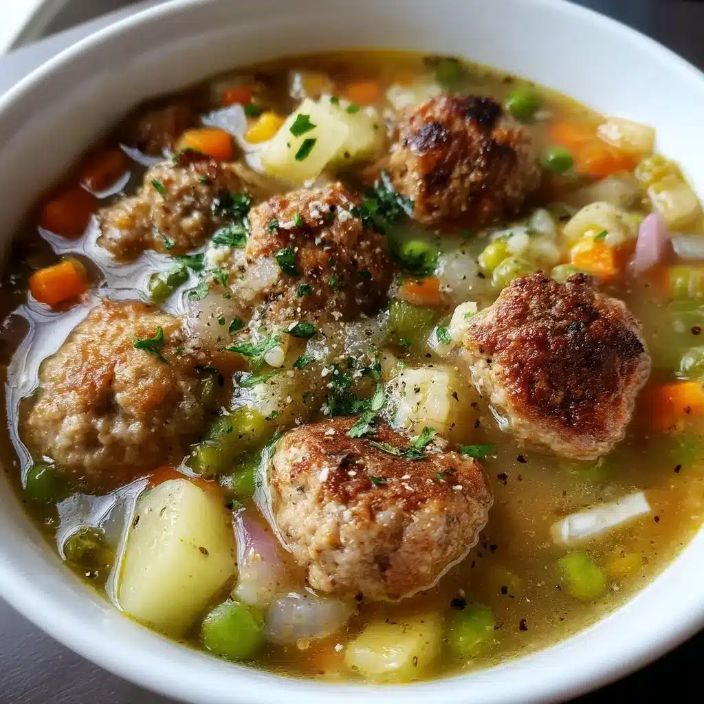 Turkey Meatball Vegetable Soup
