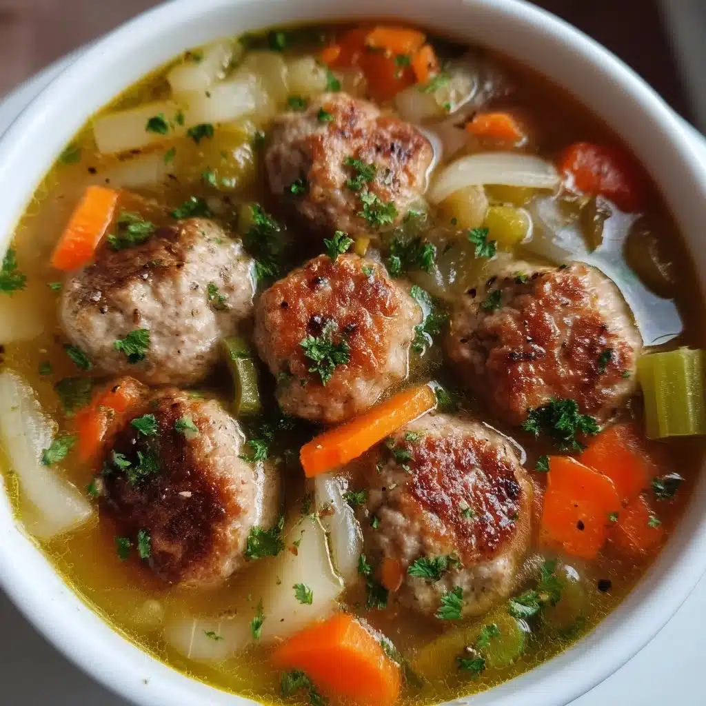 Turkey Meatball Vegetable Soup