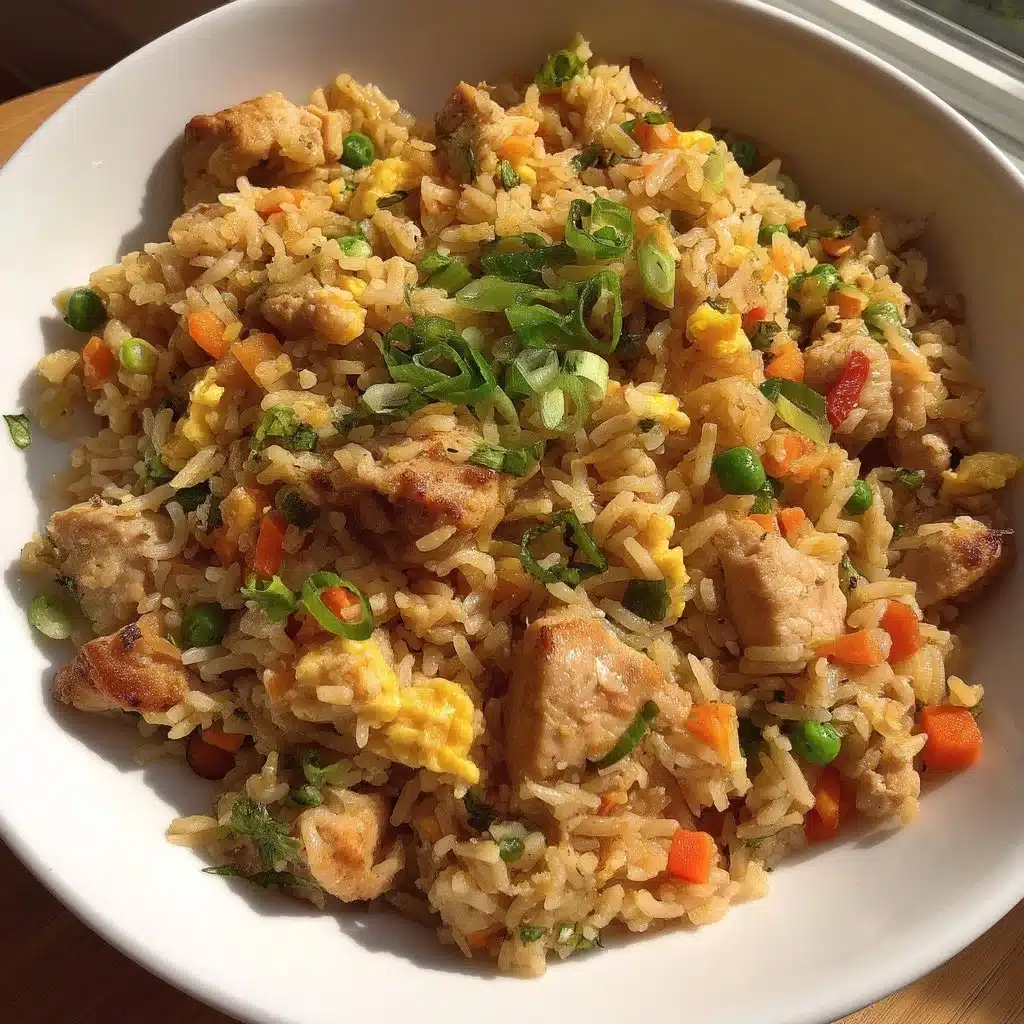 Veggie-Loaded Chicken Fried Rice