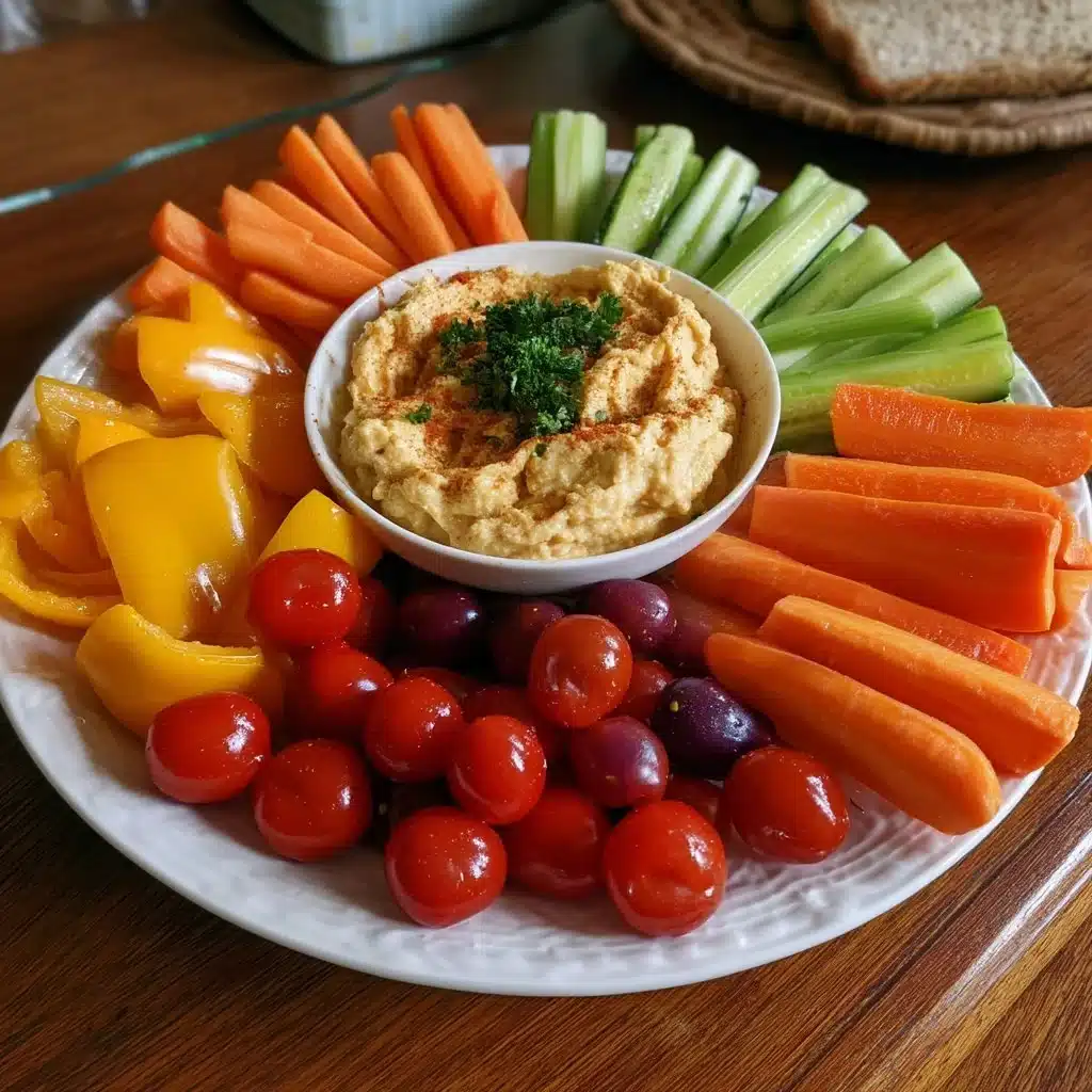 Veggie Platter with Hummus