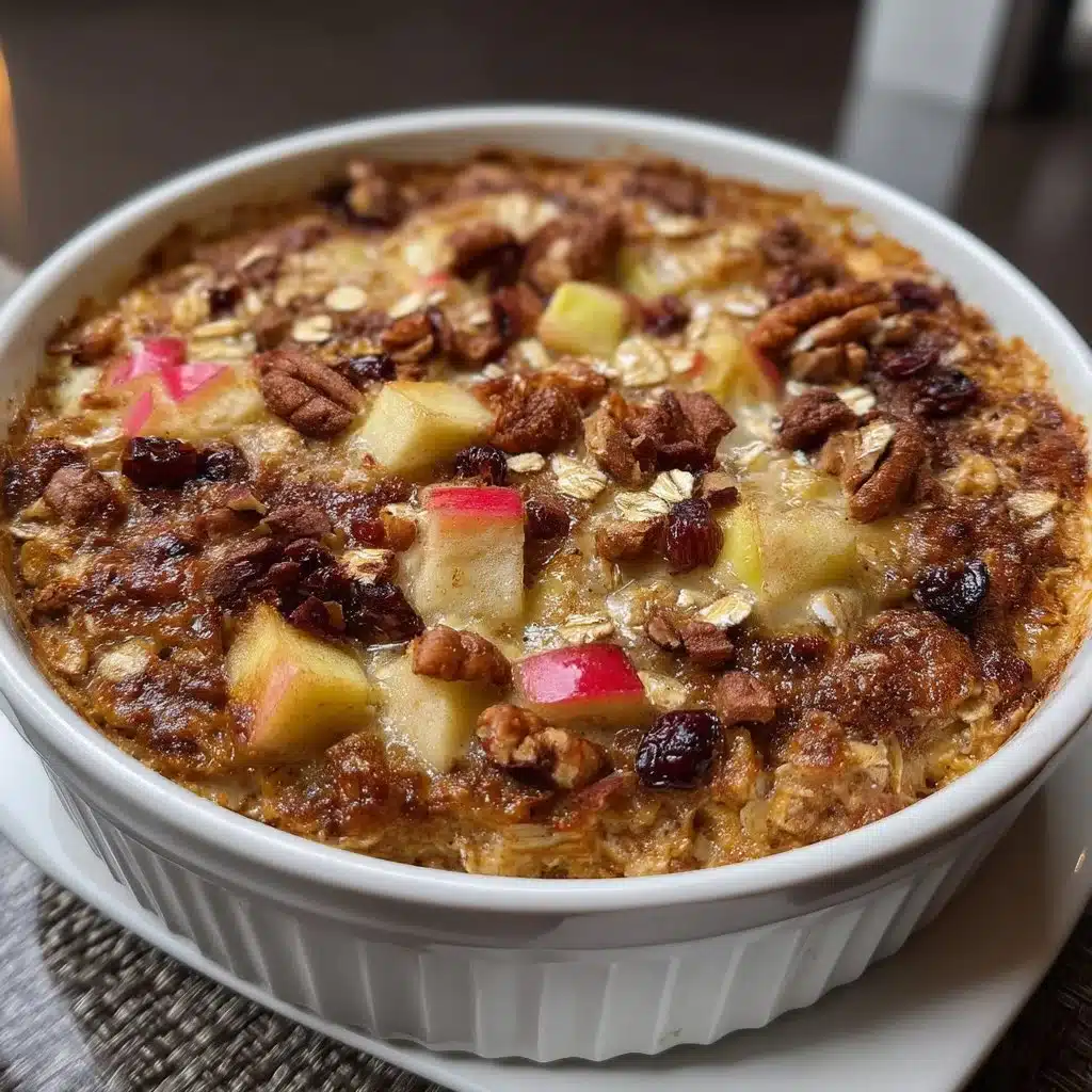Apple Cinnamon Baked Oats