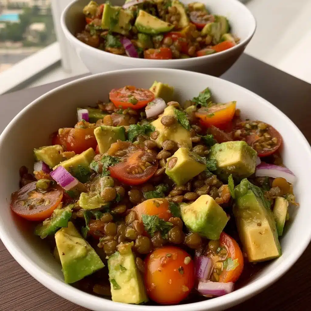 Avocado Lentil Bowl