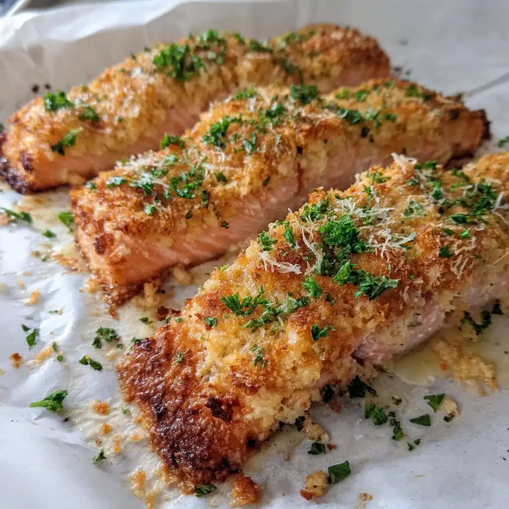Baked Parmesan Crusted Salmon
