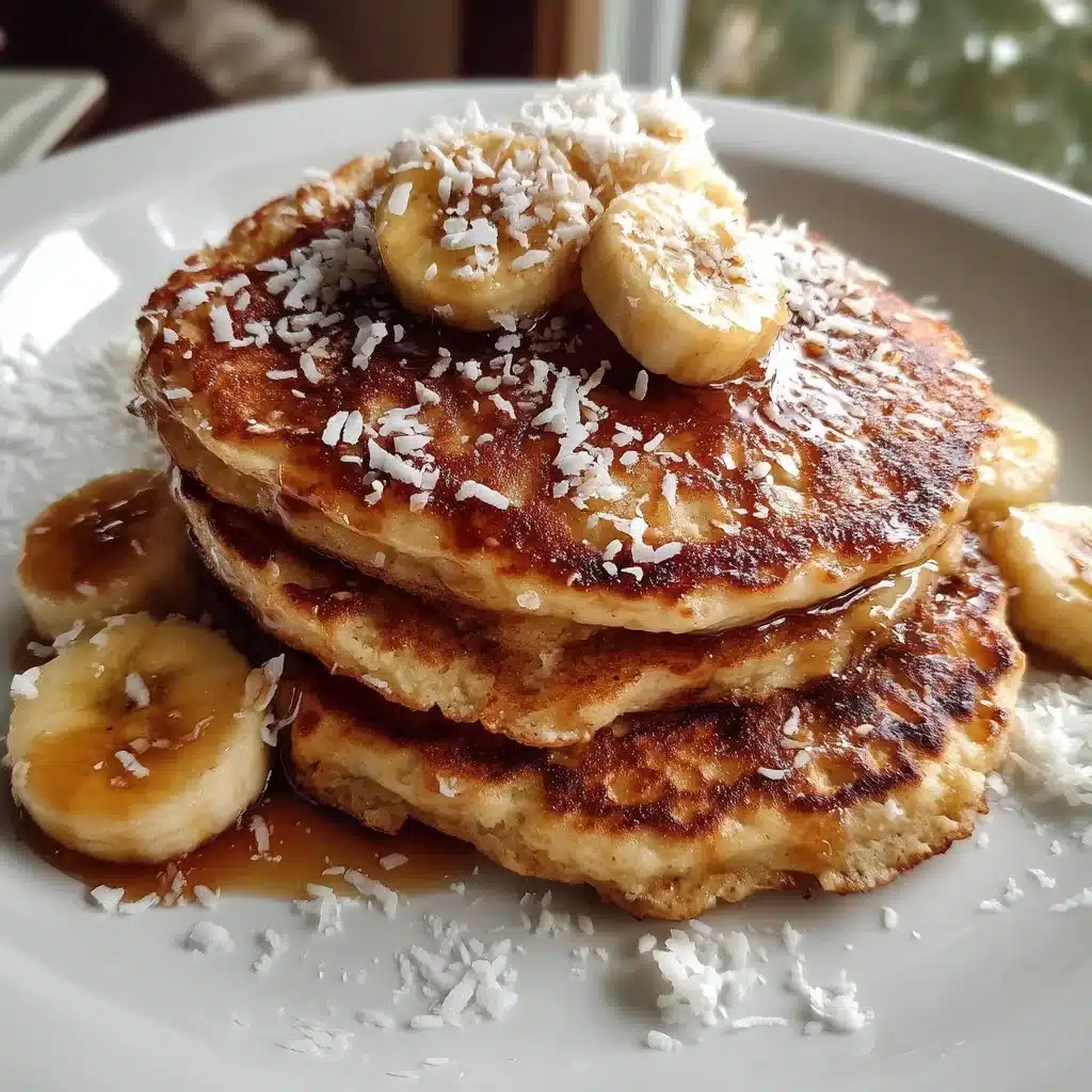 Banana Coconut Pancakes