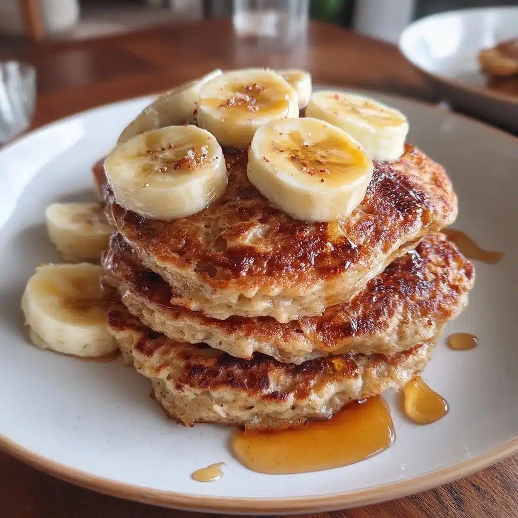 Banana Oat Pancakes