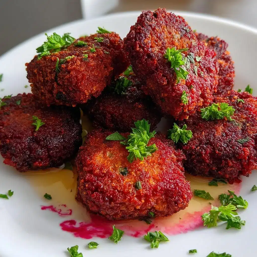 Beet Bulgur Fritters