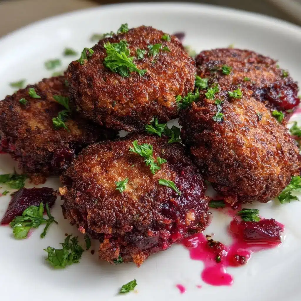 Beet Bulgur Fritters