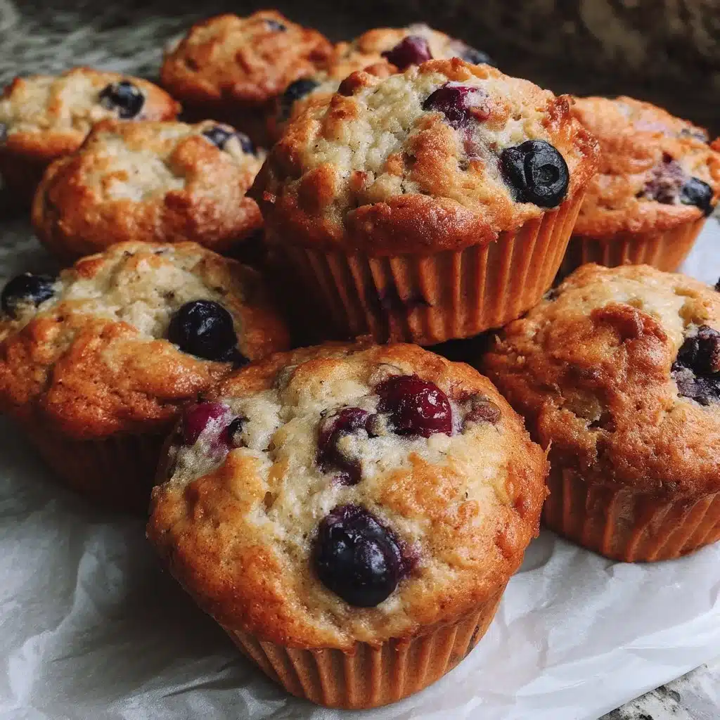 Blueberry Banana Muffins