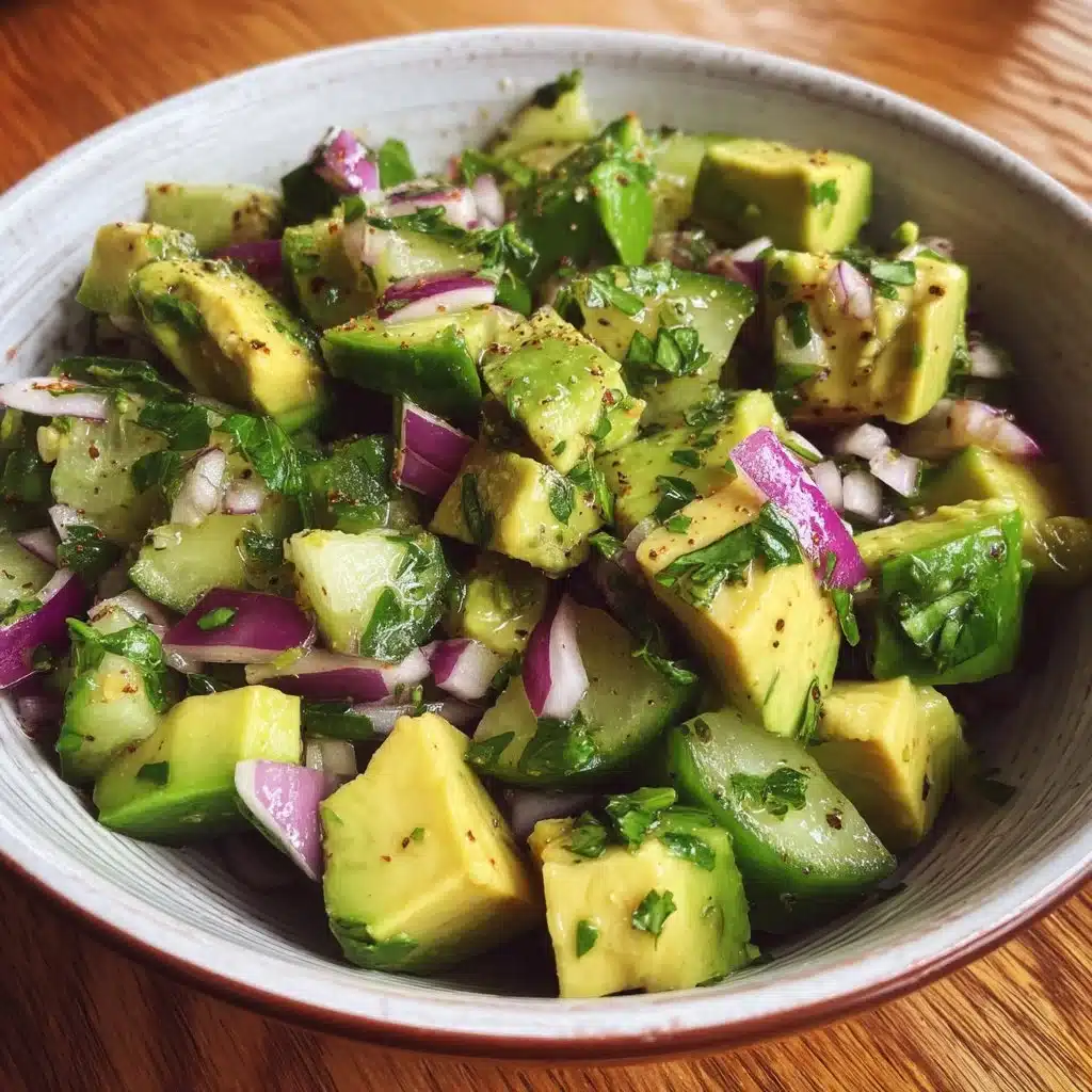 Cucumber Avocado Salad