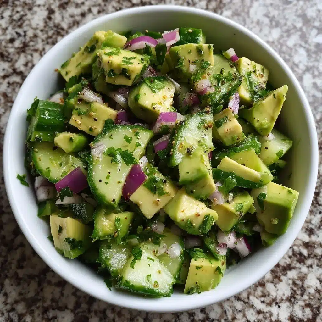 Cucumber Avocado Salad