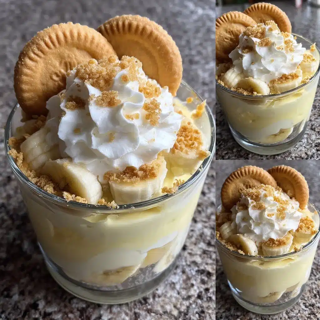 Easy Banana Pudding Cups