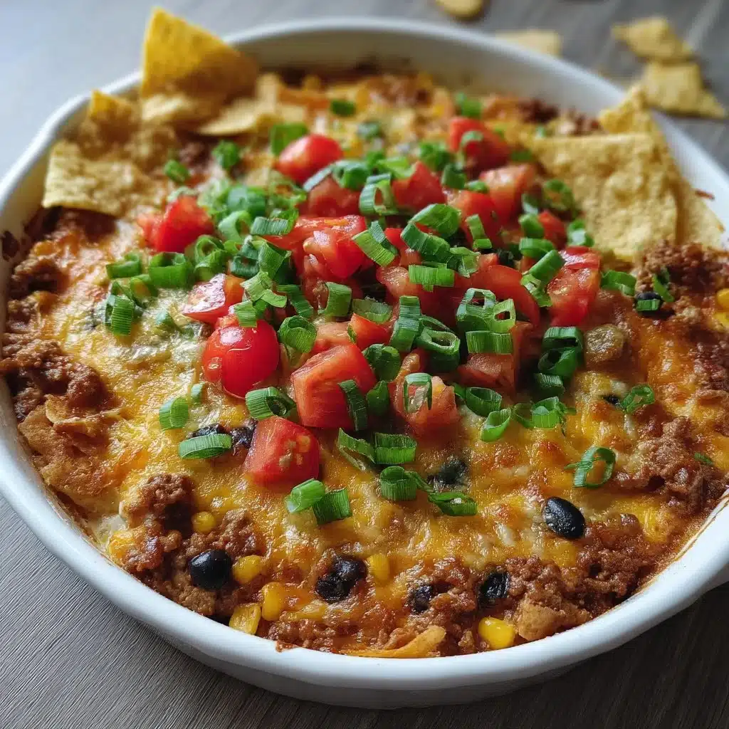 Easy Beef Taco Casserole