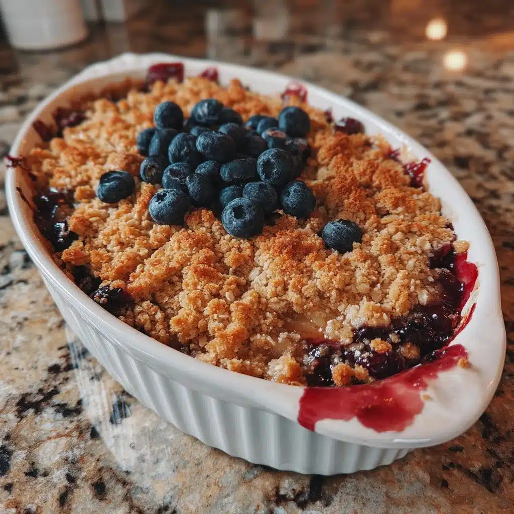 Easy Blueberry Crisp
