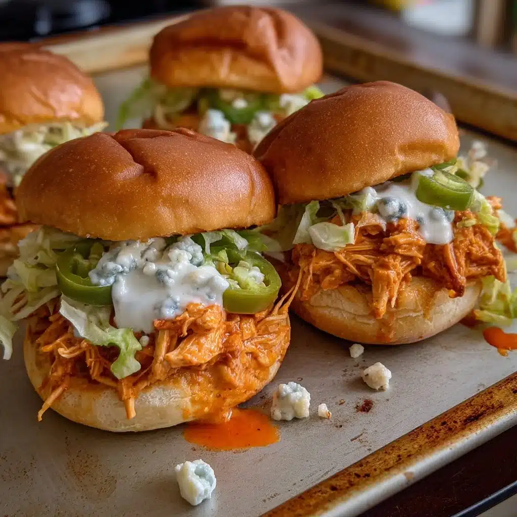 Easy Buffalo Chicken Sliders