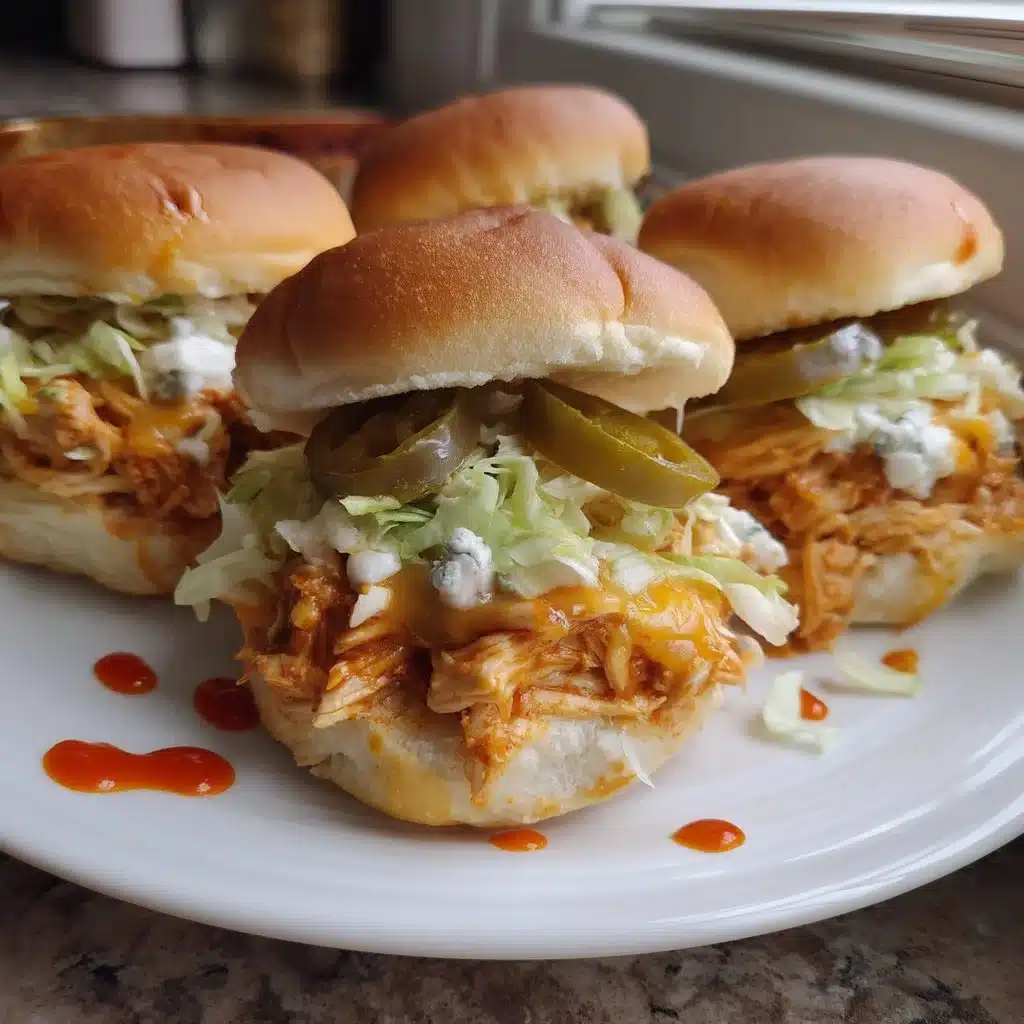 Easy Buffalo Chicken Sliders