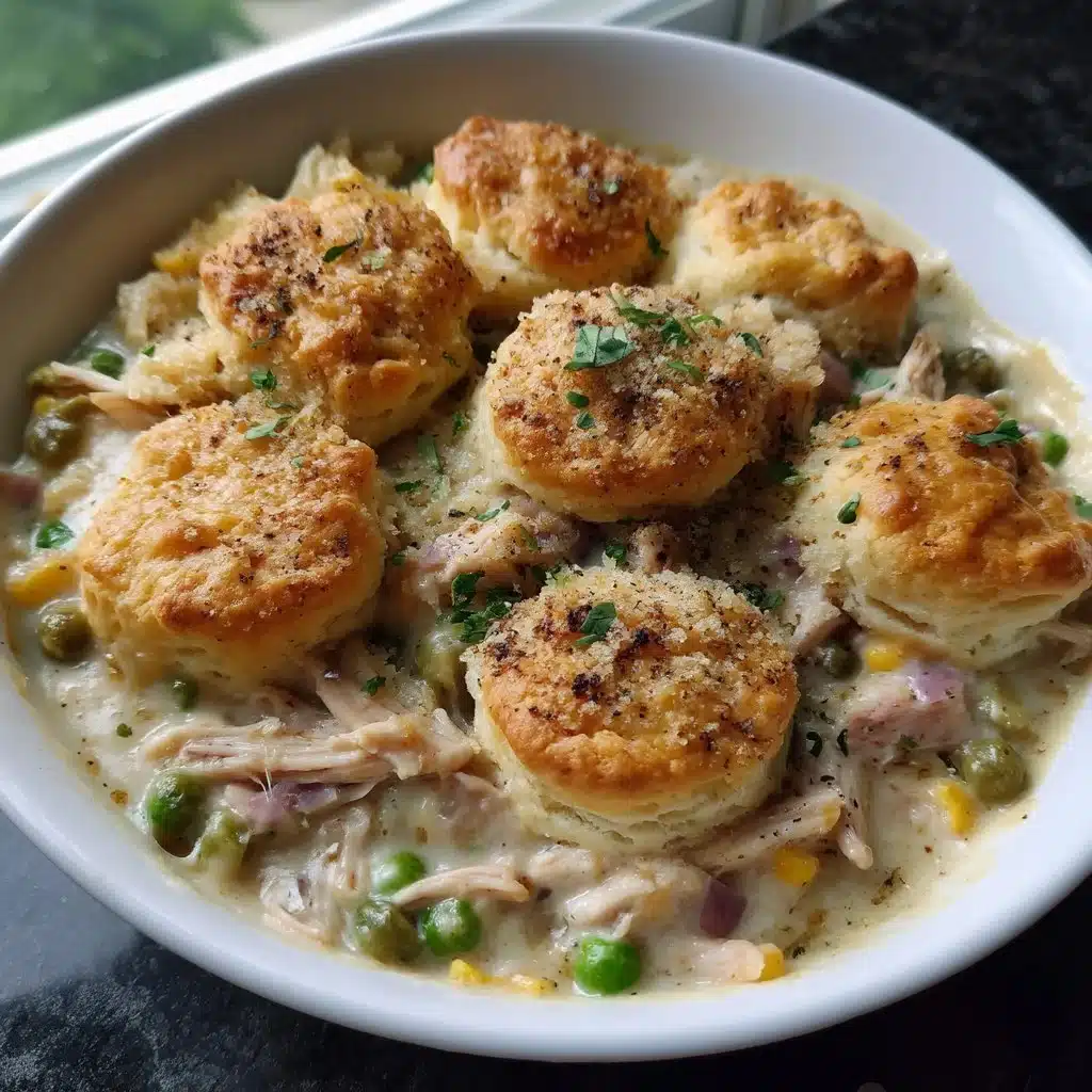 Easy Chicken and Biscuit Casserole